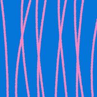Abstract Blue Square Background with Crayon Scribble Lines vector