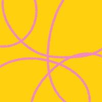 Playful Yellow Square Background with Crayon Texture vector