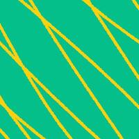 Abstract Green Square Background with Crayon Lines vector