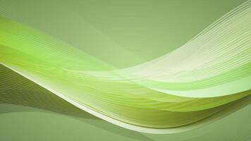 Yellow green background 3D animation silk backdrop wave abstract digital geometric gradient noise cloth pastel color fabric. Wavy liquid fluid texture motion fluttering material wallpaper design video