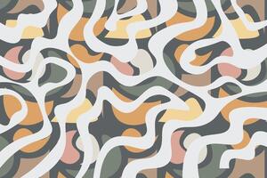 Illustration design graphic of line abstract background in mix shape vector