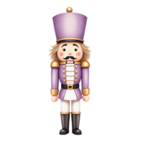 Classic Nutcracker Soldier in Pastel Uniform png