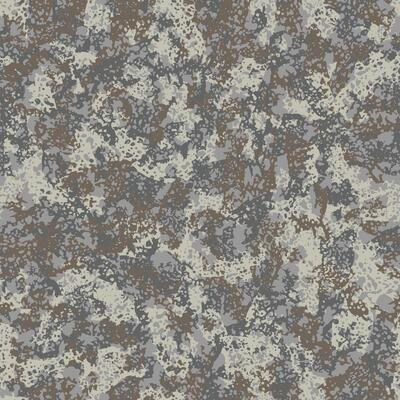Brown camouflage, modern fashion textile design. Natural granite surface. Camo grunge pattern. Fashionable tile print. Seamless stone texture.