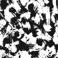 Blots camo seamless background. Chaotic monochrome pattern of paint splashes spots. Hand drawn camouflage texture for printing on fabric. Grunge black and white ink wallpaper vector