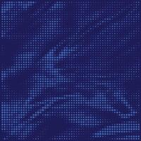Decorative bright ultramarine background with folds and the effect of crumpled silk. Dotted halftone atlas wavy tracery pattern. Digital wallpaper vector