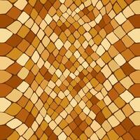 Snake skin scale seamless drawing. Bright yellow reptile texture. Animal print. Cobra pattern vector
