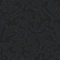 Fashionable digital dark camouflage pattern. Stylish military print for fabric, seamless monochrome background. Urban camo halftone dots black texture. Textile graphics vector