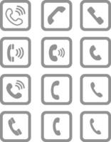 Phone call. Icon for design. Easily editable Call icon, Phone icon , Telephone sign. vector