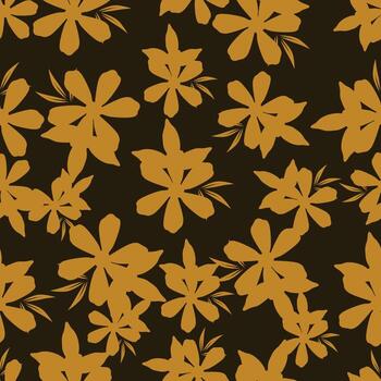 flower pattern background vector