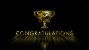 Gorgeous trophy and text animation templates, trophies can be freely replaced. You can choose between black and white for the background. motion_graphic