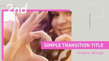 Simple Transition Replacement Title motion_graphic