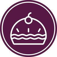 Pie Line Circle Icon vector
