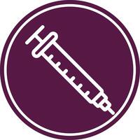Injection Line Circle Icon vector