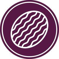 Watermelon Line Circle Icon vector