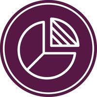Graph Line Circle Icon vector