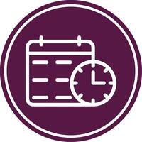 Timer Line Circle Icon vector