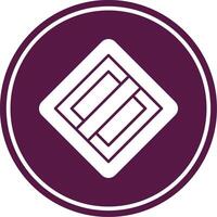 End Of The Priority Glyph Circle Icon vector