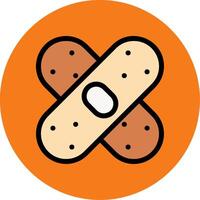 Bandage Colorful Icon vector