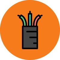 Wires Colorful Icon vector