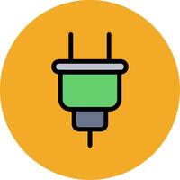 Plug Colorful Icon vector
