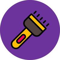 Flash Light Colorful Icon vector