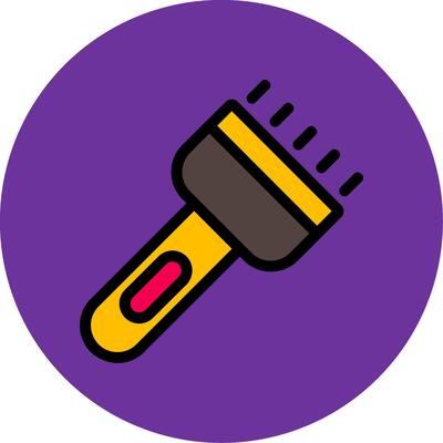 Flash Light Colorful Icon