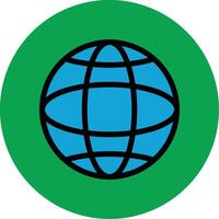 Global Colorful Icon vector