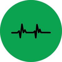 Heart Beat Colorful Icon vector