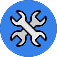 Wrench Colorful Icon vector