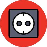 Socket Colorful Icon vector