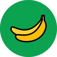 Banana Colorful Icon vector