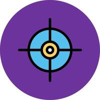 Target Colorful Icon vector