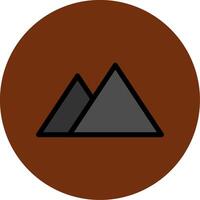 Terrain Colorful Icon vector