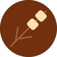 Marshmallow Colorful Icon vector