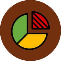 Graph Colorful Icon vector