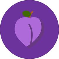 Plum Colorful Icon vector