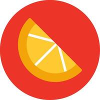 Orange Slice Colorful Icon vector