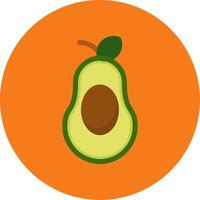 Avocado Colorful Icon vector