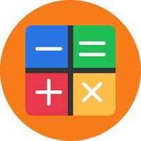 Calculator Colorful Icon vector