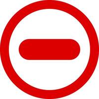 Do Not Enter Colorful Icon vector