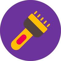 Flash Light Colorful Icon vector