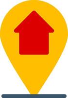 Home Location Colorful Icon vector