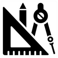 geometry and shapes icon concept vector