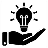 inspiration and learning icon concept vector