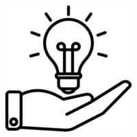 inspiration and learning icon concept vector