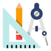 geometry and shapes icon concept vector