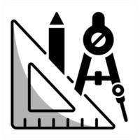 geometry and shapes icon concept vector