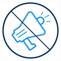 Ad Prohibited and ad prohibited icon concept vector