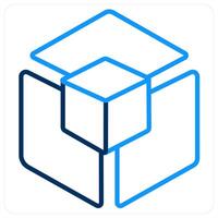 Analytical and Big data icon concept vector