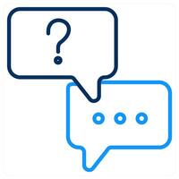 Chat Support And Service Icon Concept vector